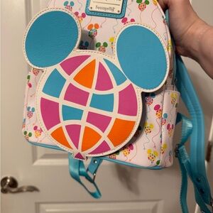 Loungefly Colorful Mickey Balloon Backpack